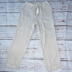 Olivaceous Cream Track Pants